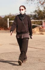 ROONEY MARA Out Hiking in Los Angeles 01/16/2021