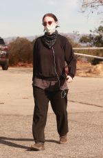 ROONEY MARA Out Hiking in Los Angeles 01/16/2021