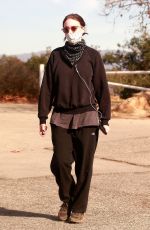 ROONEY MARA Out Hiking in Los Angeles 01/16/2021