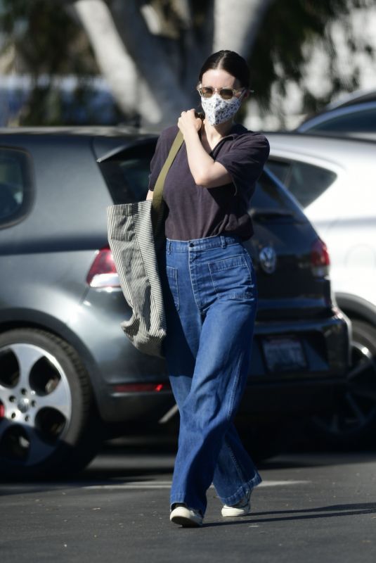 ROONEY MARA Out Shopping in Los Angeles 01/19/2021