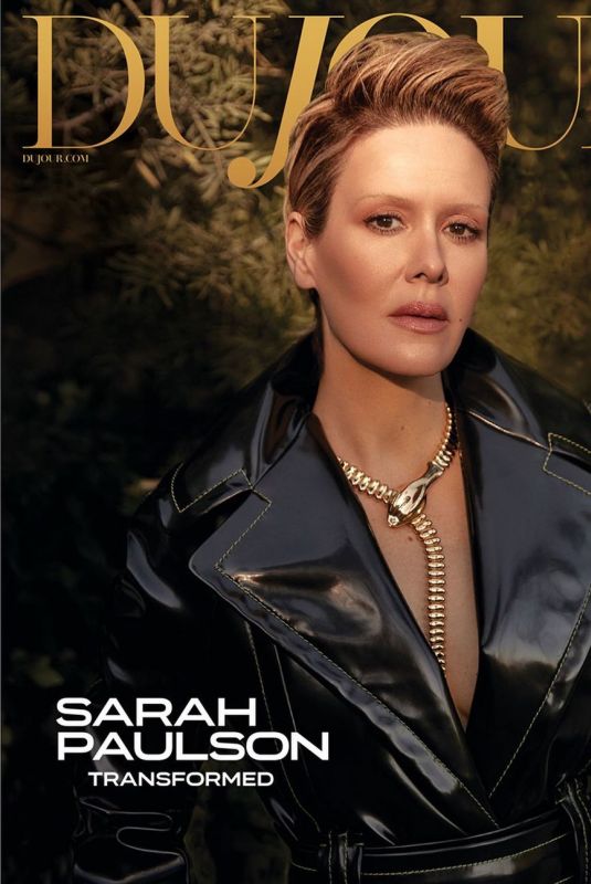 SARAH PAULSON for Dujour Magazine, January 2021