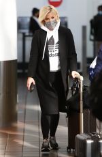 SAVANNAH CHRISHLEY at LAX Airport in Los Angeles 01/09/2021