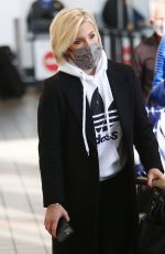 SAVANNAH CHRISHLEY at LAX Airport in Los Angeles 01/09/2021