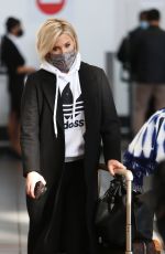 SAVANNAH CHRISHLEY at LAX Airport in Los Angeles 01/09/2021