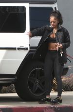 SAWEETIE Leaves a Gym in Los Angeles 01/28/2021