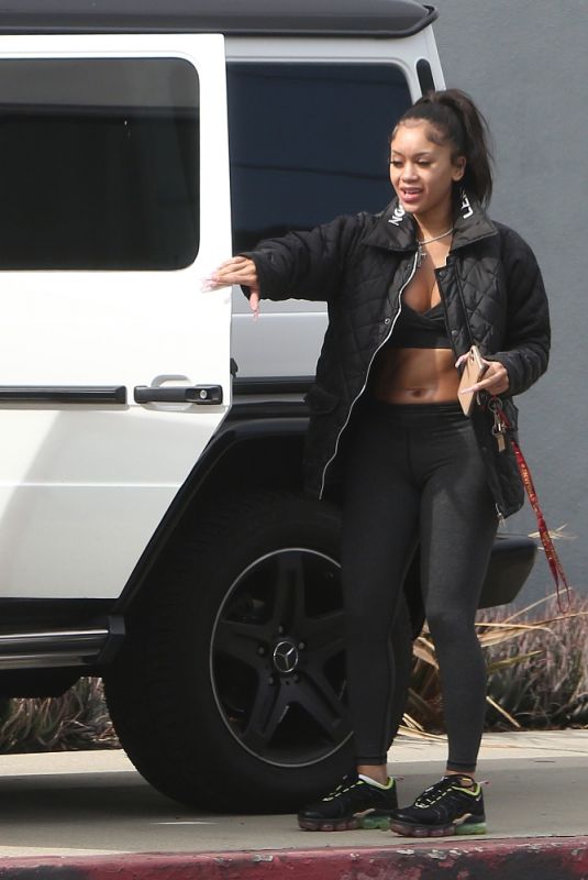 SAWEETIE Leaves a Gym in Los Angeles 01/28/2021