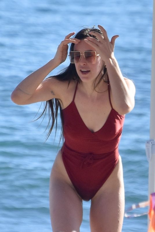 SCOUT WILLIS in Swimsuit at a Beach in Malibu 01/16/2021