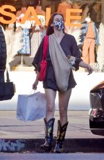 SCOUT WILLIS Out Shopping with Her Dog in West Hollywood 01/21/2021