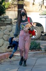 SCOUT WILLIS Out with Her Dog in Los Angeles 01/08/2021