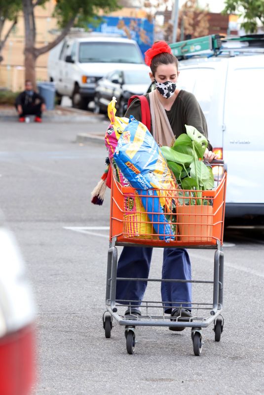 SCOUT WILLIS Shopping at Home Depot in Los Angeles 01/20/2021