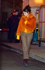 SELENA GOMEZ Arrives at Only Murders In the Building Set in New York 01/17/2021