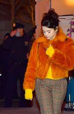 SELENA GOMEZ Arrives at Only Murders In the Building Set in New York 01/17/2021