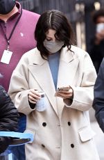 SELENA GOMEZ on the Set of Only Murders in the Building in New York 01/17/2021