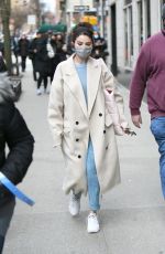 SELENA GOMEZ on the Set of Only Murders in the Building in New York 01/17/2021