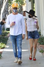 SELMA BLAIR and David Lyons Out in West Hollywood 01/16/2021