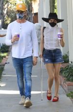 SELMA BLAIR and David Lyons Out in West Hollywood 01/16/2021