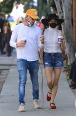 SELMA BLAIR and David Lyons Out in West Hollywood 01/16/2021