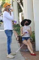 SELMA BLAIR and David Lyons Out in West Hollywood 01/16/2021