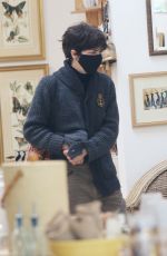 SELMA BLAIR and David Lyons Out Shopping in Los Angeles 01/23/2021