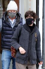 SELMA BLAIR and David Lyons Out Shopping in Los Angeles 01/23/2021