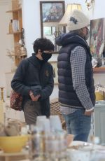 SELMA BLAIR and David Lyons Out Shopping in Los Angeles 01/23/2021
