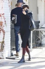 SELMA BLAIR and Ron Carlson at Alfred Coffee in Los Angeles 01/09/2021