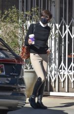 SELMA BLAIR at Alfred Coffee in Studio City 01/21/2021