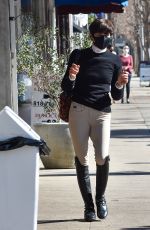 SELMA BLAIR at Alfred Coffee in Studio City 01/21/2021