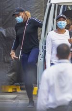 SERENA and VENUS WILLIAMS Arrives at Training in Adelaide 01/18/2021