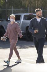 SHARNA BURGESS Leaves 10 Speed Coffee in Calabasas 01/24/2021