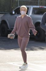 SHARNA BURGESS Leaves 10 Speed Coffee in Calabasas 01/24/2021