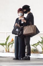 SHARON and AIMEE OSBOURNE Shopping at Saks Fifth Avenue in Beverly Hills 01/24/2021