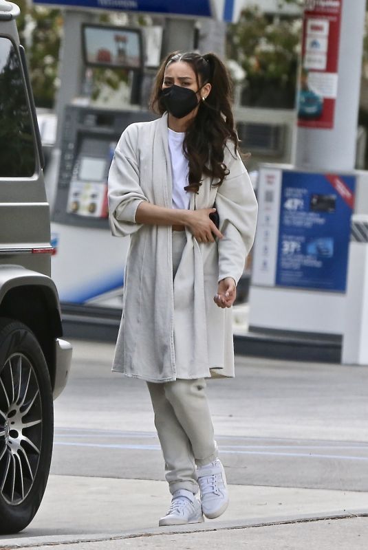SHAY MITCHELL at a Gas Station in Los Feliz 01/28/2021