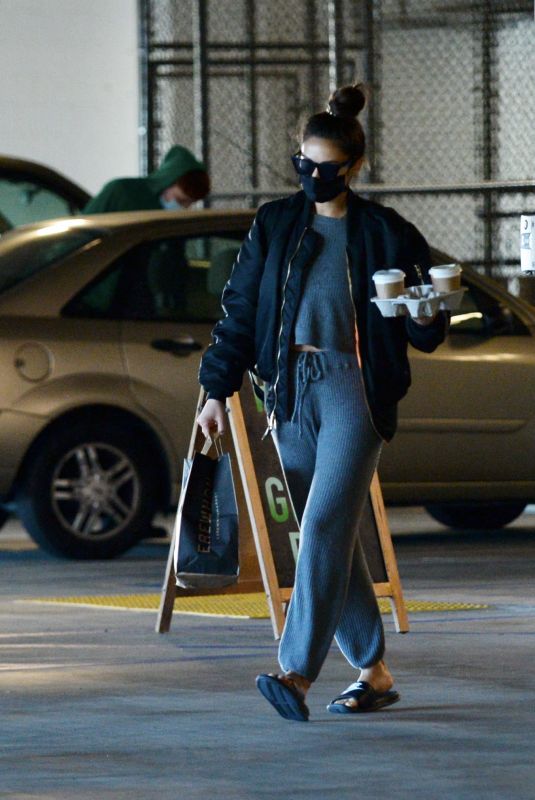 SHAY MITCHELL Shopping at Erewhon in Los Angeles 01/06/2021