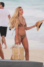 SHAYNA TAYLOR in Bikini at a Beach in Tulum 01/18/2021