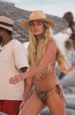 SHAYNA TAYLOR in Bikini at a Beach in Tulum 01/18/2021