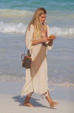 SHAYNA TAYLOR Out with a Friend at a Beach in Tulum 01/24/2021