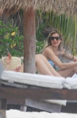 SHAYNA TYALOR in Bikini at a Beach in Tulum 01/14/2021