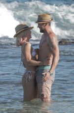 SHRANA BURGESS and Brian Austin Green at a Beach in Hawaii 01/02/2021