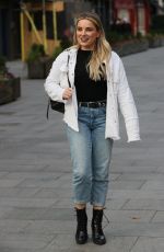 SIAN WELBY Arrives at Capital Radio in London 01/07/2021