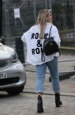 SIAN WELBY Arrives at Capital Radio in London 01/07/2021