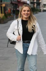 SIAN WELBY Arrives at Capital Radio in London 01/07/2021
