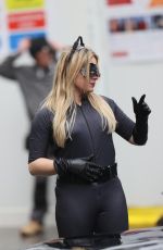 SIAN WELBY in Catsuit at Capital Breakfast in London 01/28/2021