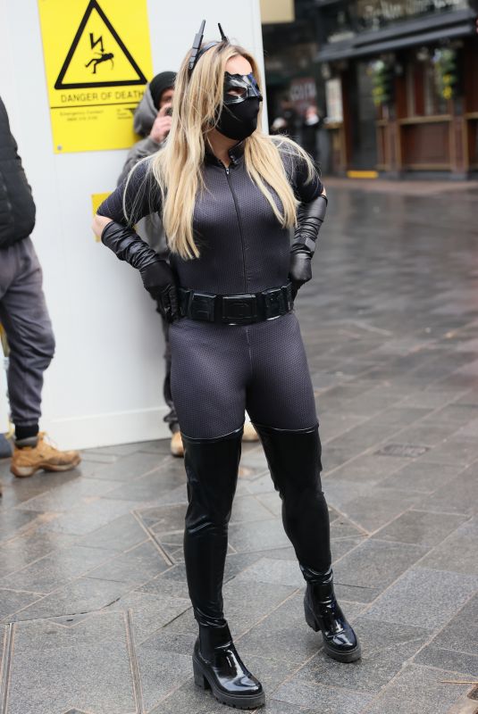 SIAN WELBY in Catsuit at Capital Breakfast in London 01/28/2021