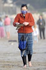 SIGOURNEY WEAVER Out at a Beach in Los Angeles 01/13/2021