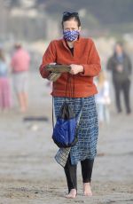 SIGOURNEY WEAVER Out at a Beach in Los Angeles 01/13/2021