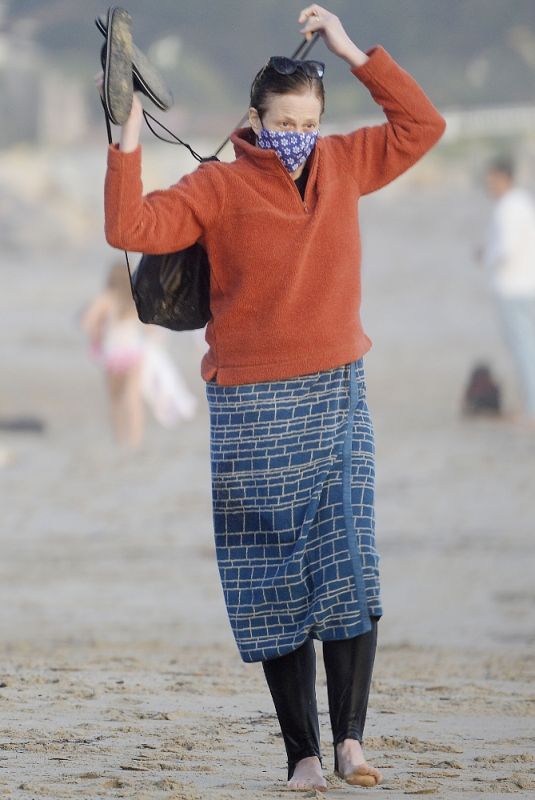 SIGOURNEY WEAVER Out at a Beach in Los Angeles 01/13/2021