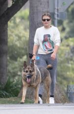 SOFIA RICHIE Out with Her Dog in Beverly Hills 01/13/2021