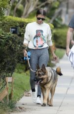 SOFIA RICHIE Out with Her Dog in Beverly Hills 01/13/2021