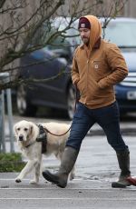 SOPHIE RUNDLE and Matt Stokoe Out with Their Dog in Kent 01/04/2021